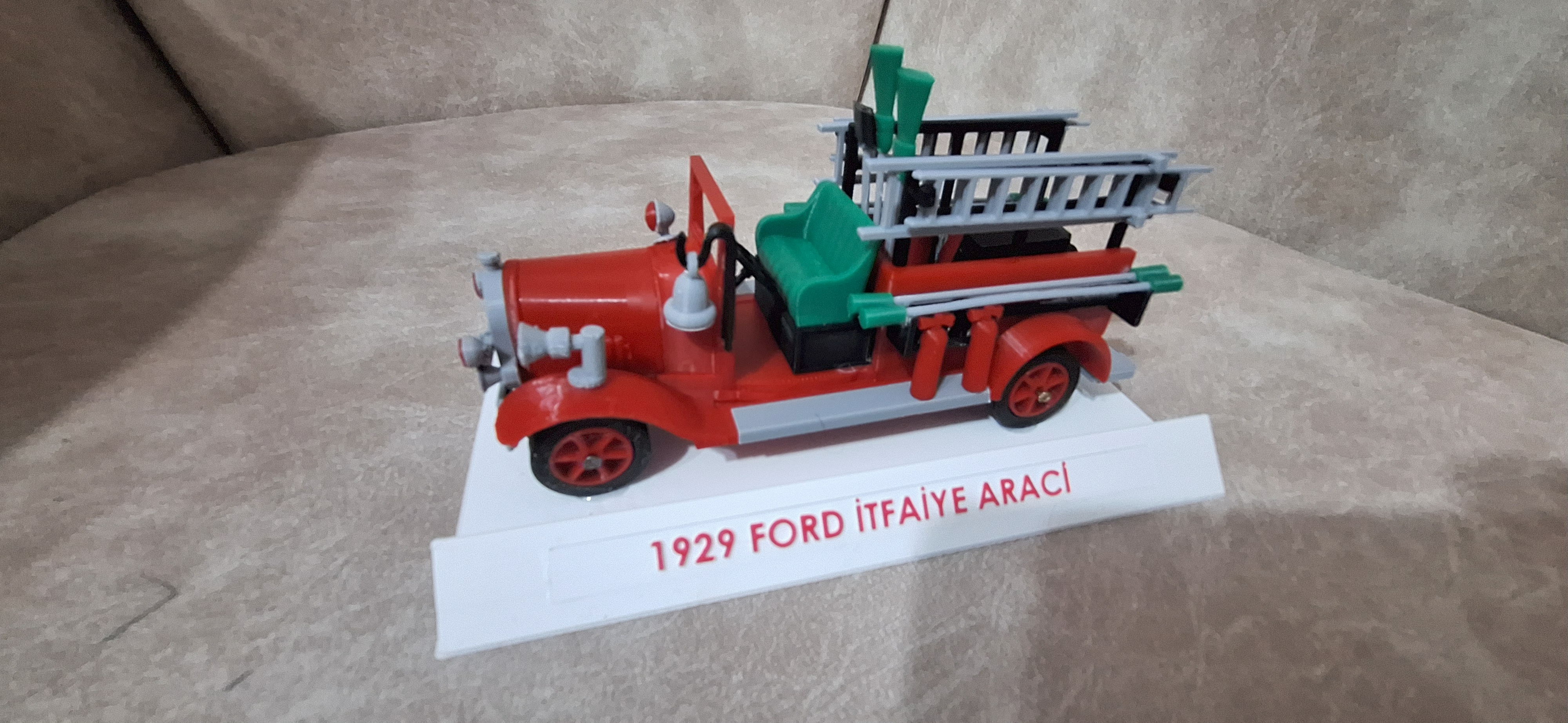 1929 Model Ford itfaiye Aracı 3d Tasarım